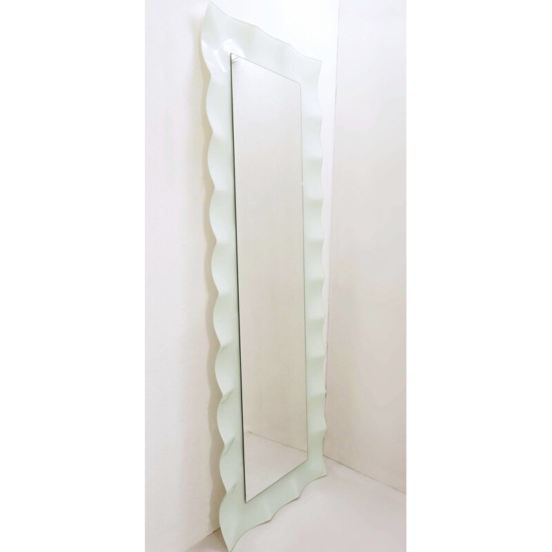 Miroir vintage de Nanda Vigo pour Glas, Italie