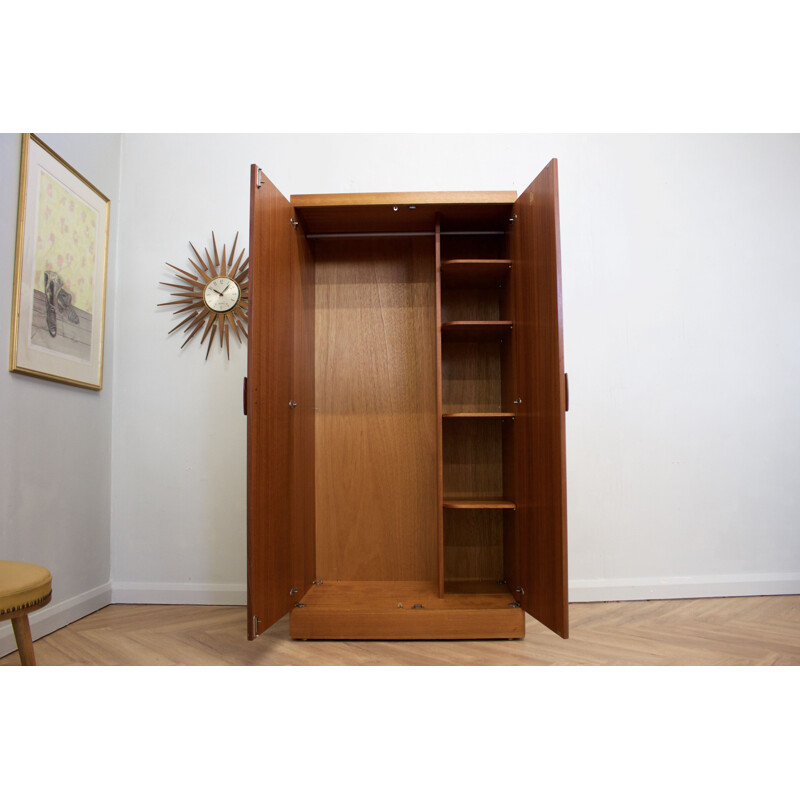 Vintage Teak Wardrobe by Kofod Larsen for G-Plan, UK 1960s