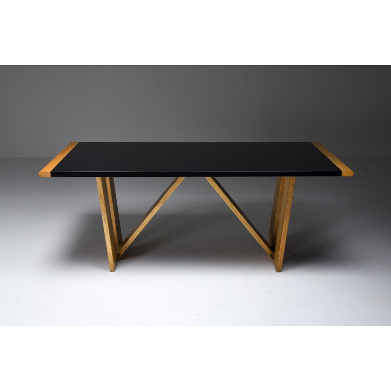 Vintage Roberto Pamio and Renato Toso dining table for Stilwood, Italy 1972s