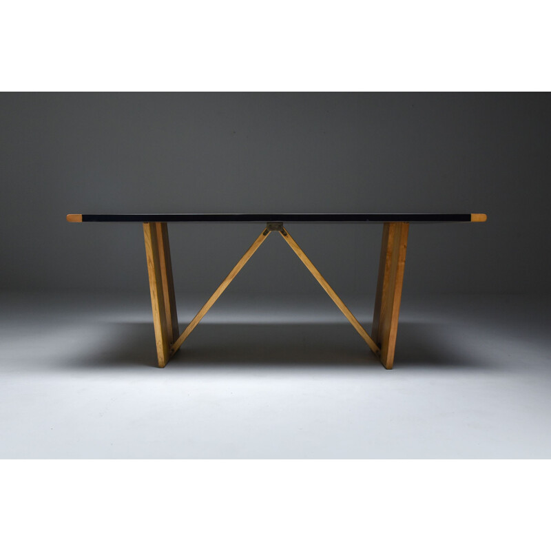 Vintage Roberto Pamio and Renato Toso dining table for Stilwood, Italy 1972s