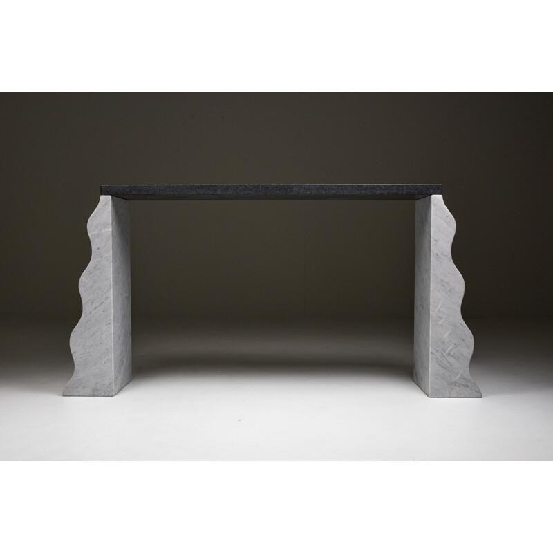 Vintage Console table "Montenegro" by Ettore Sottsass for Ultima Edizione, Italy 1980s