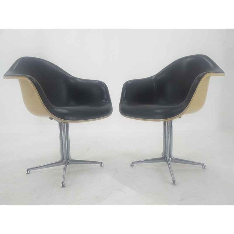 Paire de fauteuils vintage Herman Miller par Charles et Ray Eames, 1960