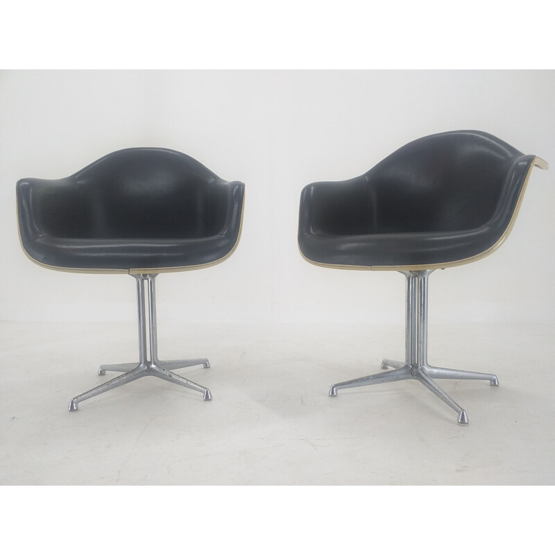 Par de poltronas Herman Miller vintage de Charles e Ray Eames, 1960