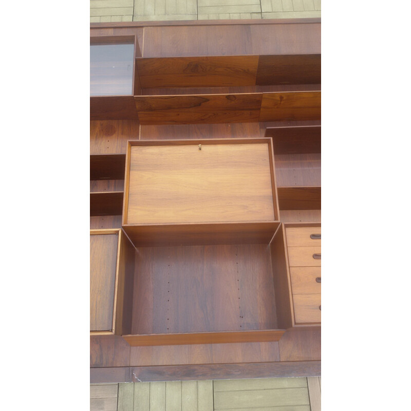 Wall unit in Rio rosewood, Poul CADOVIUS - 1960s