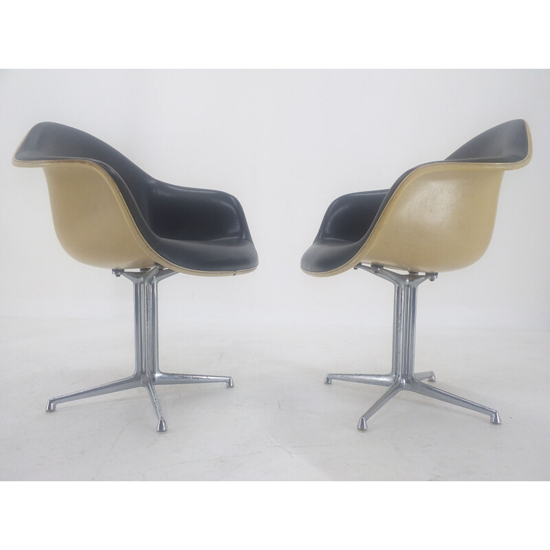 Paar vintage Herman Miller fauteuils van Charles en Ray Eames, 1960