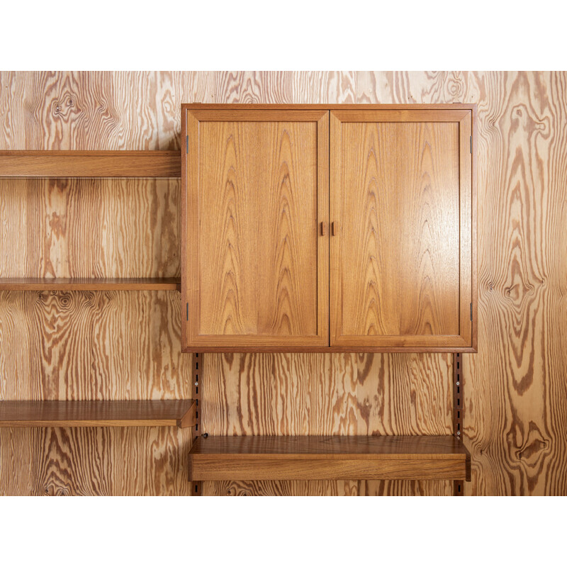 Vintage wall system in teak by Kai Kristiansen for FM, Denmark 1950s