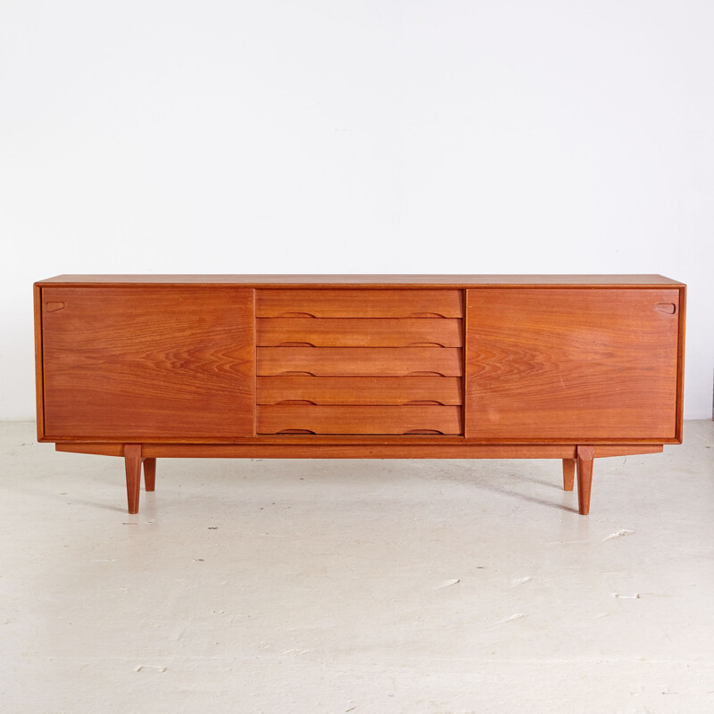 Vintage teak sideboard by Rosengren Hansen for Skovby Mobelfabrik 1960