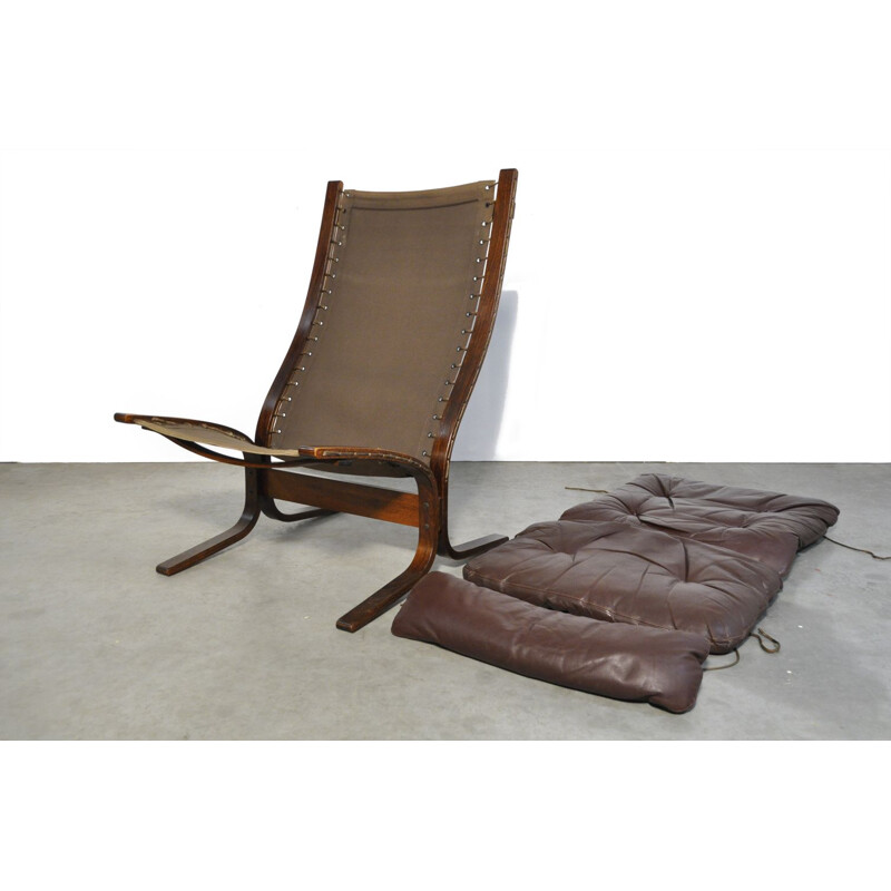 Vintage Siësta lounge chair by Ingmar Relling for Westnofa, Norway 1970