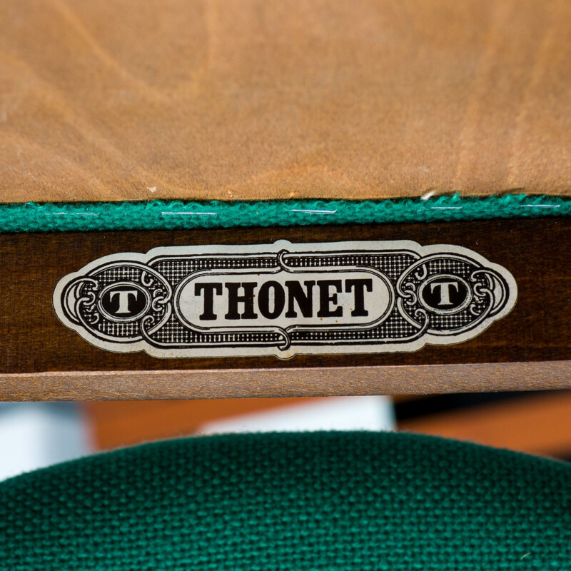 Lot de 4 chaises de café vintage modèle 215 P de Thonet