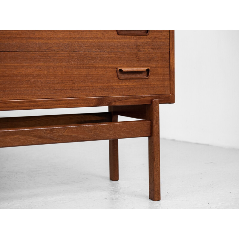 Vintage teak desk by Arne Wahl Iversen for Vinde, Danish 1960