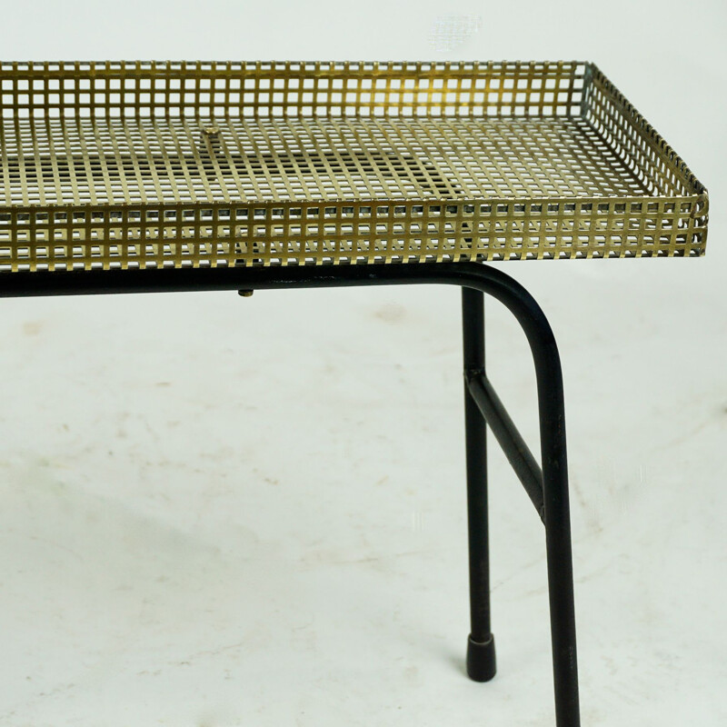 Vintage Brass Flower Etagere, Austrian 1950s