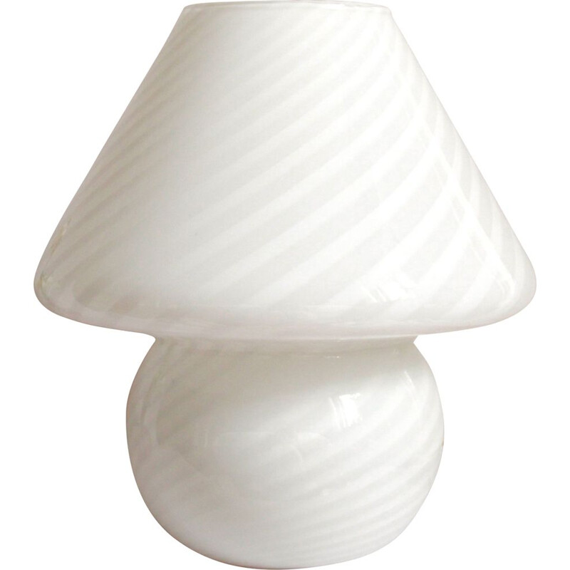 Lampada vintage di Murano Bucaneve Swirl, Italia 1970