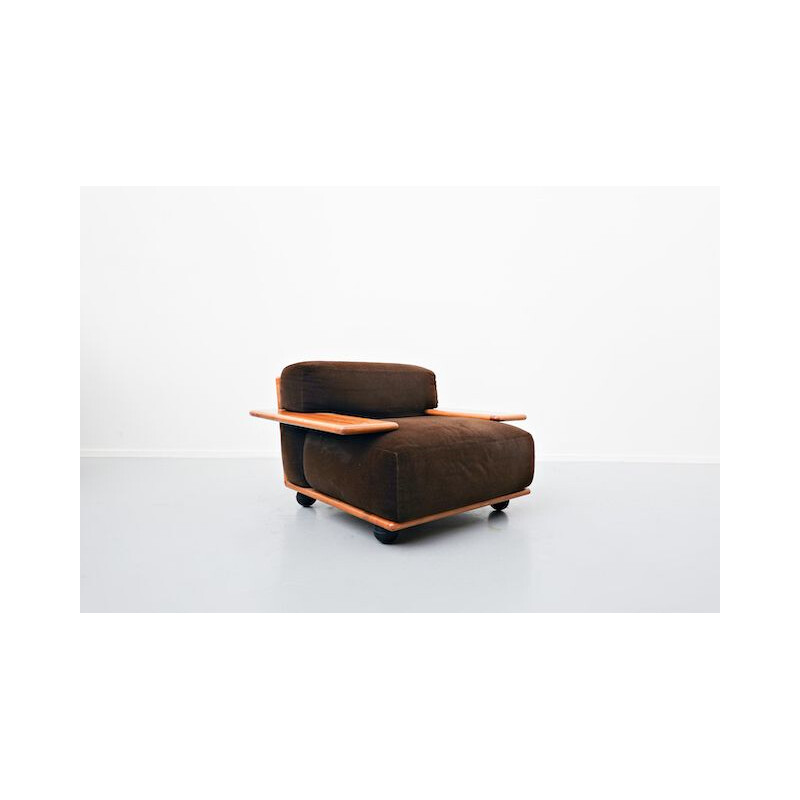 Vintage Pianura Armchair By Mario Bellini for Cassina 1970s