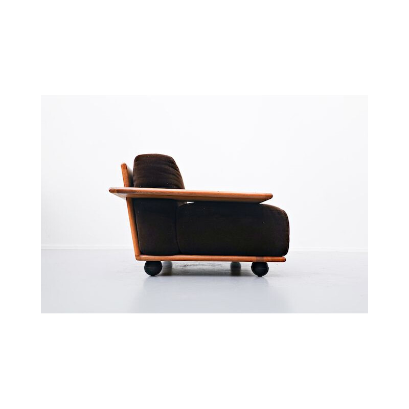 Vintage Pianura fauteuil van Mario Bellini voor Cassina 1970