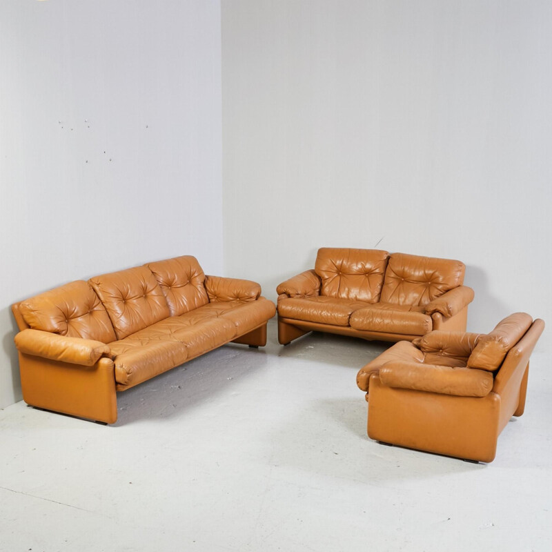 Conjunto de sofás vintage Coronado de Afra y Tobia Scarpa para B