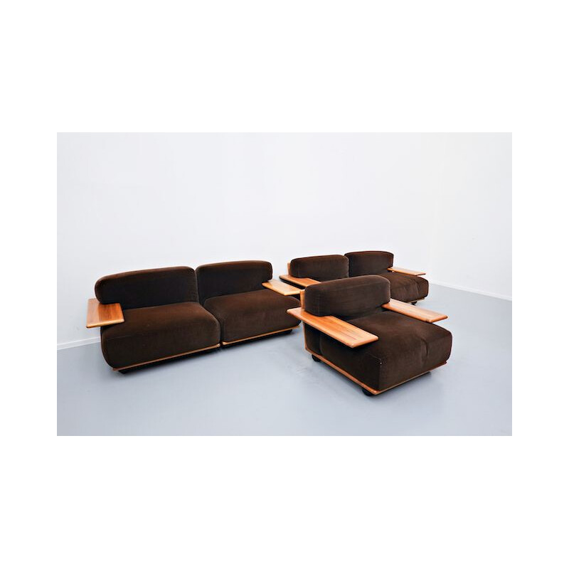 Vintage Pianura Sofa By Mario Bellini for Cassina 1970s