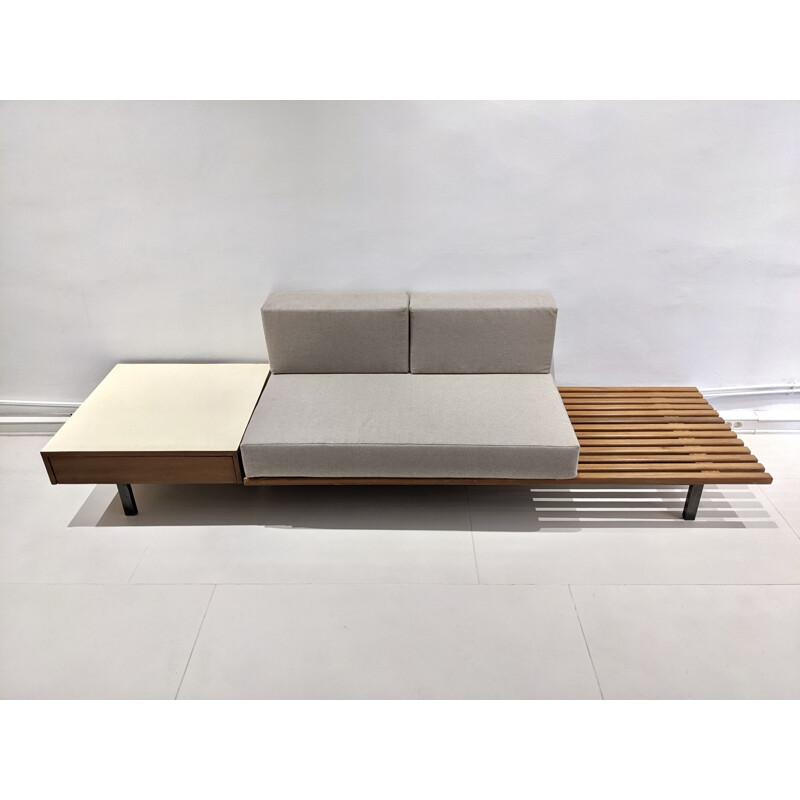 Vintage Cansado box seat by Charlotte Perriand 1954