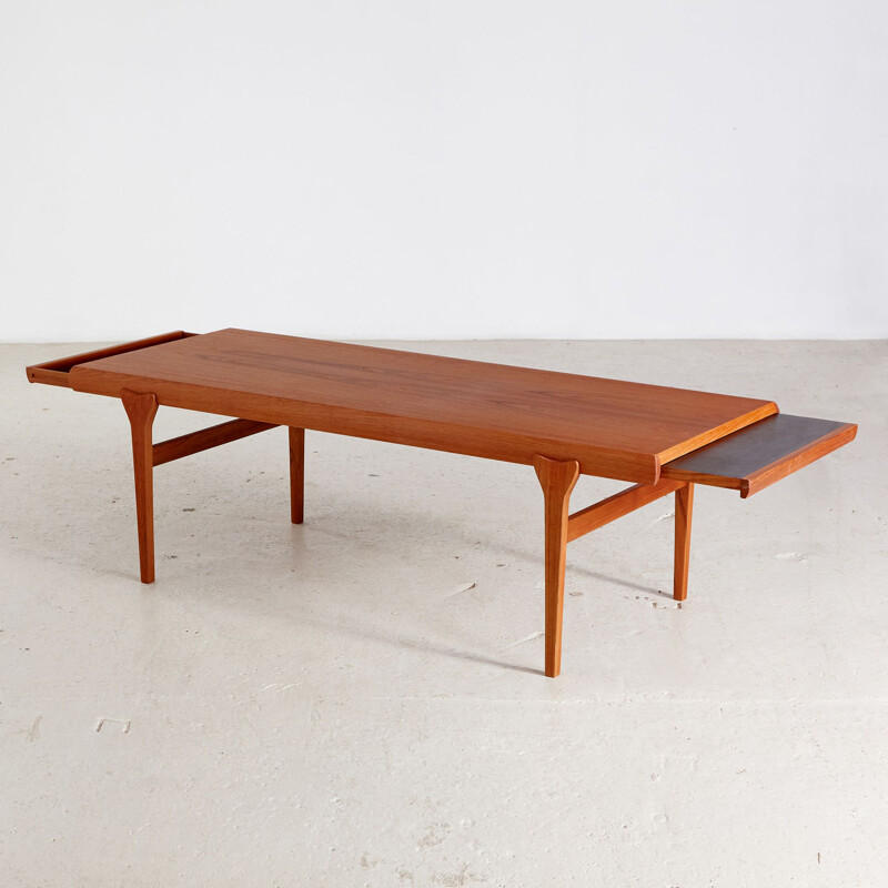 Vintage Teak Coffee Table by Johannes Andersen for CFC Silkeborg 1960s