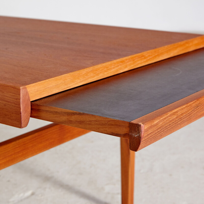 Vintage Teak Coffee Table by Johannes Andersen for CFC Silkeborg 1960s