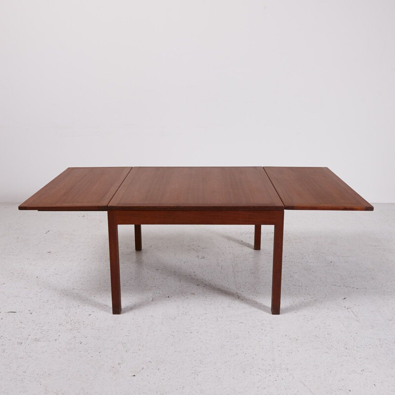 Mesa de café Vintage de teca sólida modelo 5362 em teca de Borge Mogensen para Fredericia, Dinamarca 1960