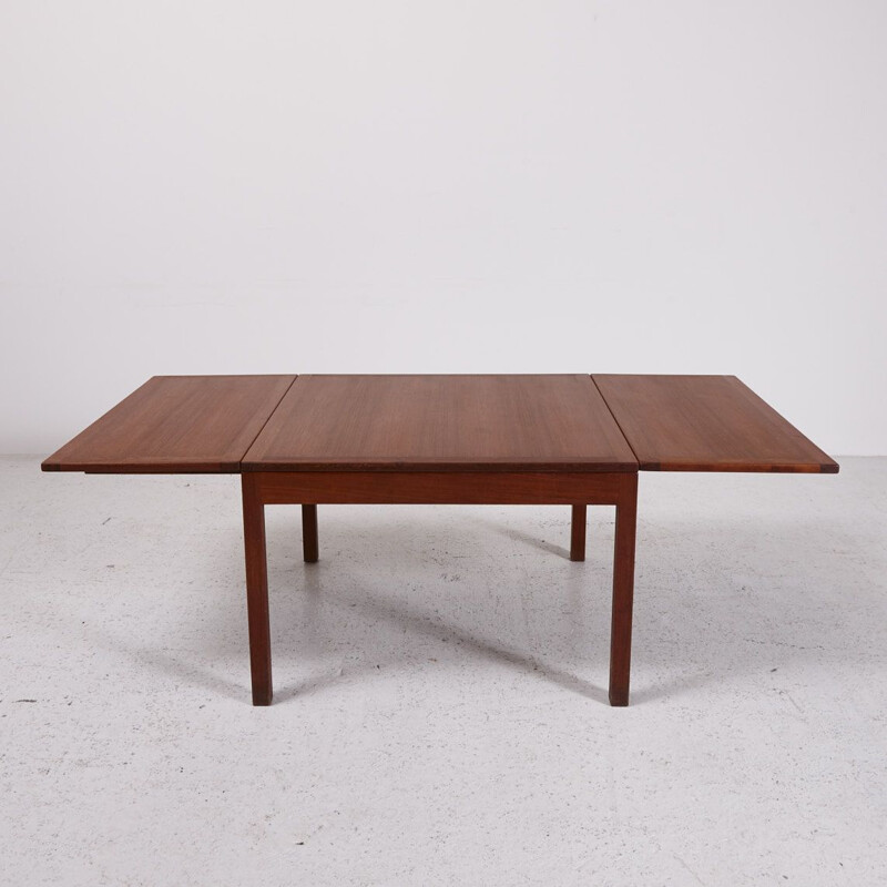 Table basse vintage en bois de teck massif modèle 5362 en teck par Borge Mogensen pour Fredericia, Danemark 1960