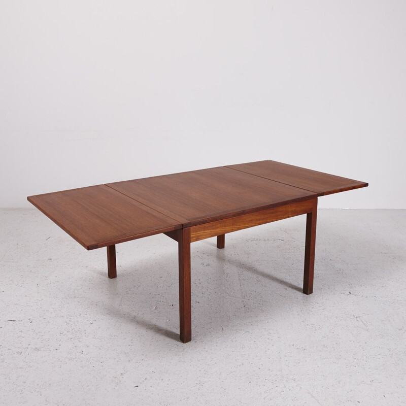 Table basse vintage en bois de teck massif modèle 5362 en teck par Borge Mogensen pour Fredericia, Danemark 1960