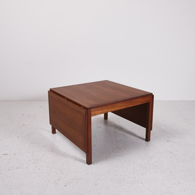 Mesa de café Vintage de teca sólida modelo 5362 em teca de Borge Mogensen para Fredericia, Dinamarca 1960