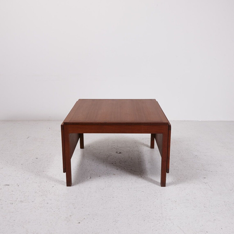 Vintage solid teak wood coffee table model 5362 by Borge Mogensen for Fredericia, Denmark 1960