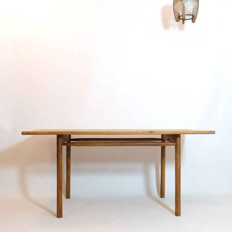 Vintage dining table by Pierre Gautier Delaye 1950s