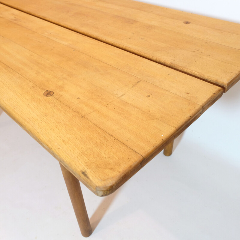 Vintage dining table by Pierre Gautier Delaye 1950s