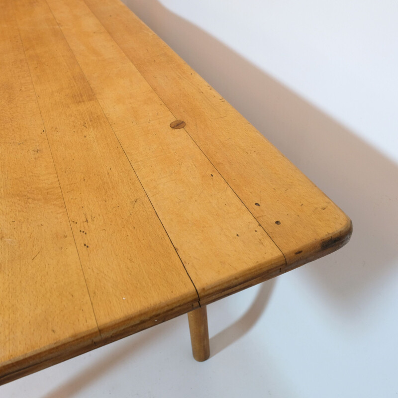 Vintage dining table by Pierre Gautier Delaye 1950s