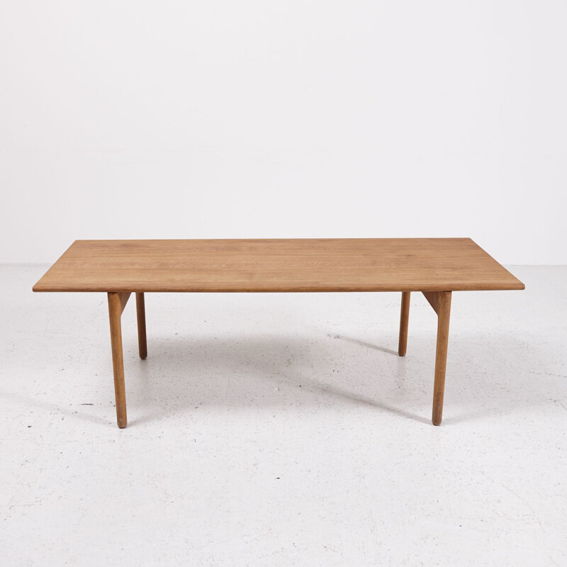 Vintage Model AT-15 Oak Coffee Table by Hans J. Wegner for Andreas Tuck 1963