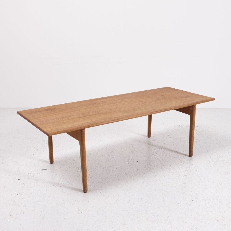 Vintage Model AT-15 Oak Coffee Table by Hans J. Wegner for Andreas Tuck 1963