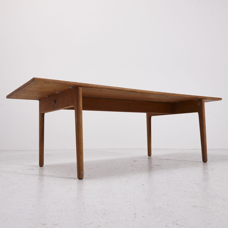 Vintage Model AT-15 Oak Coffee Table by Hans J. Wegner for Andreas Tuck 1963