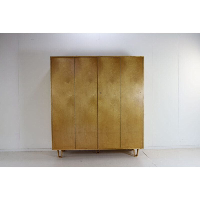 Vintage Birchwood Pastoe wardrobe by Cees Braakman