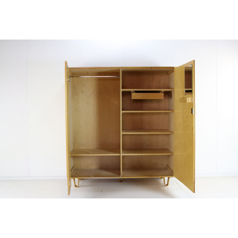 Vintage Birchwood Pastoe wardrobe by Cees Braakman