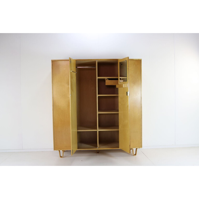 Vintage Birchwood Pastoe wardrobe by Cees Braakman