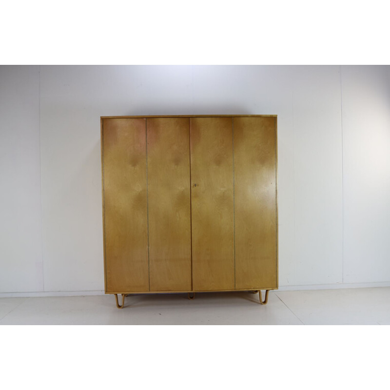 Vintage Birchwood Pastoe wardrobe by Cees Braakman