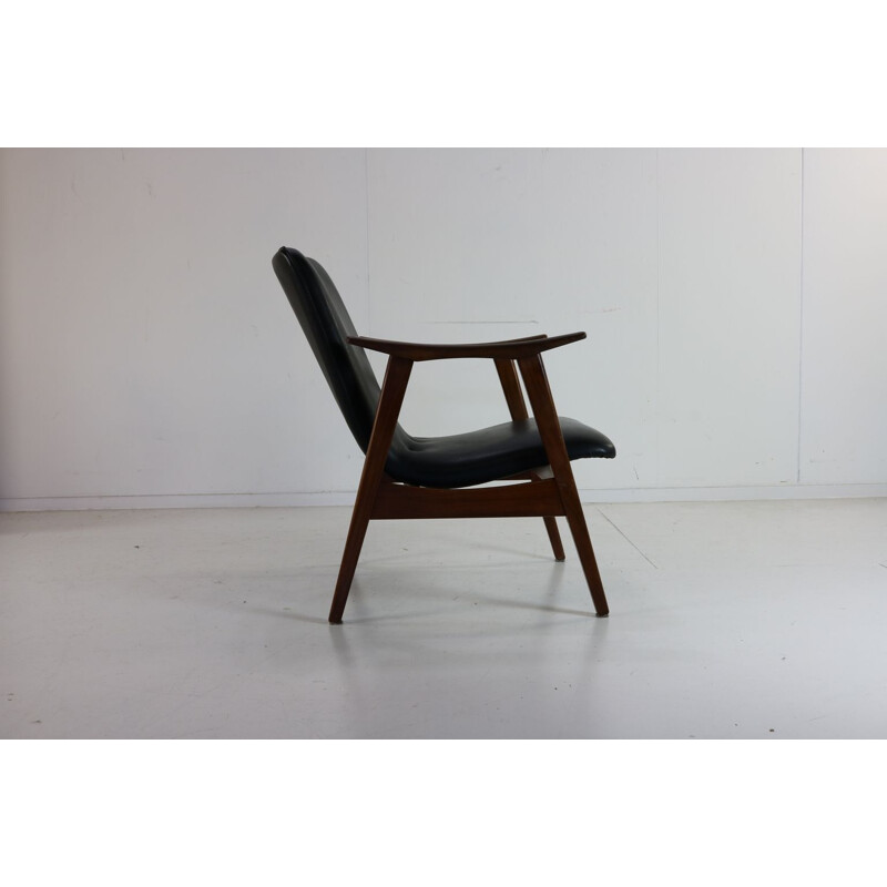 Vintage Teakwood easy chair for WeBe by Louis van Teeffelen