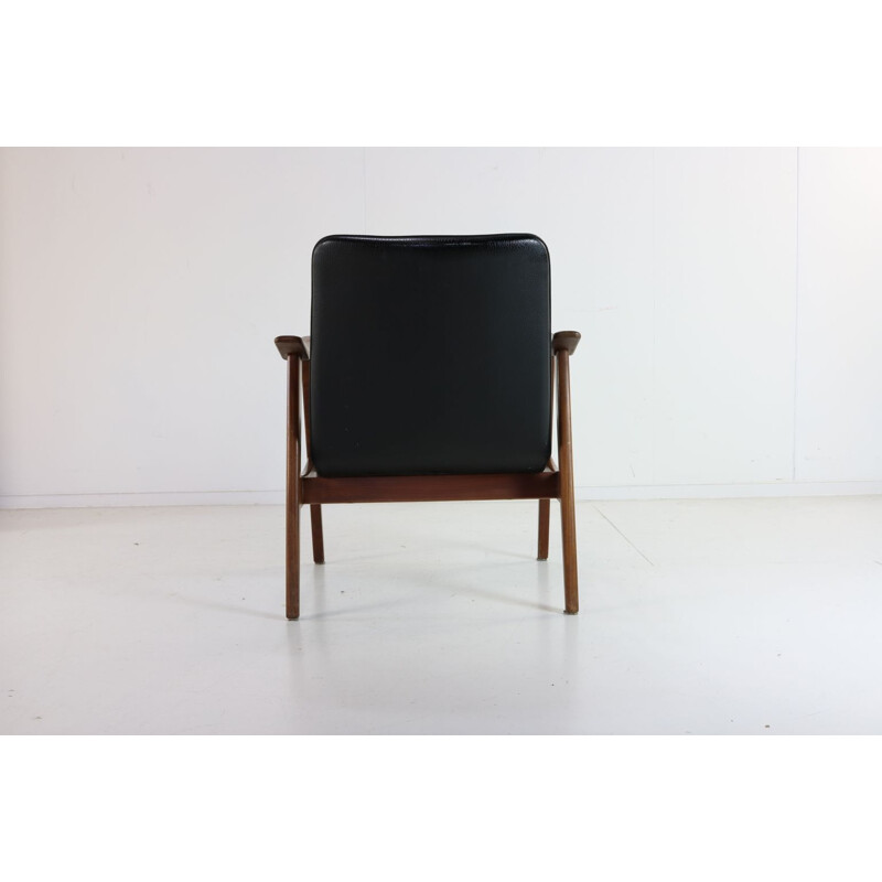 Fauteuil vintage en teck pour WeBe par Louis van Teeffelen