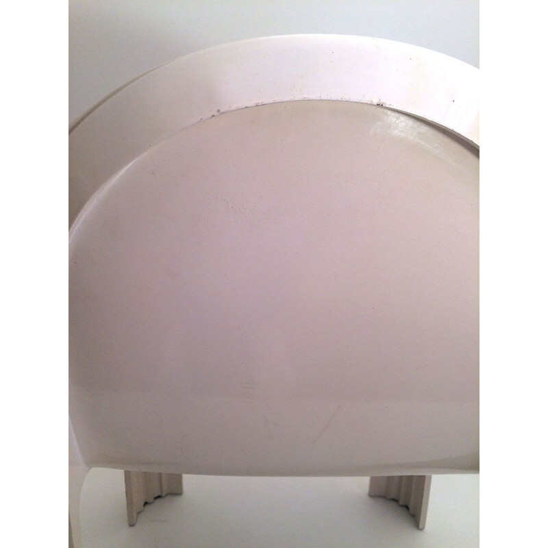 Vintage White chair model 4854 by Gae Aulenti for Kartell 1970s