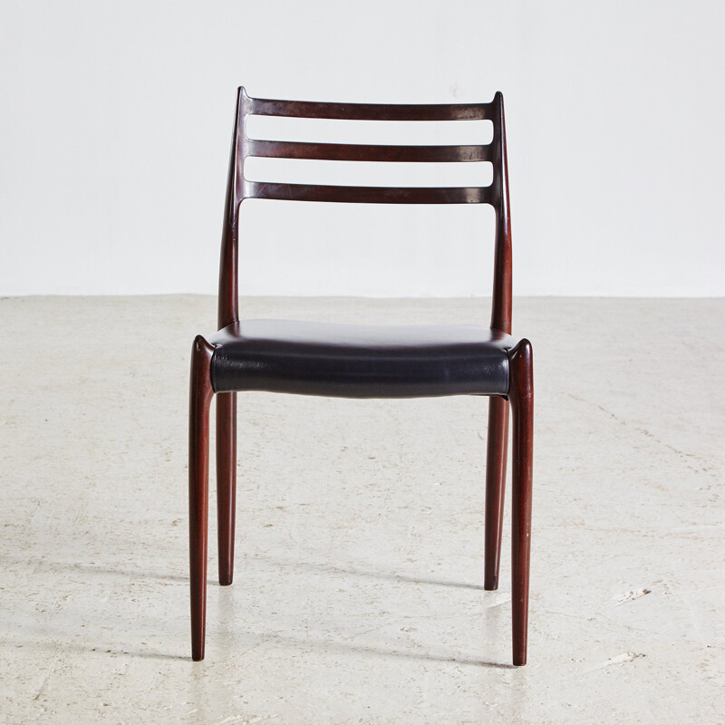 Set aus 6 Vintage-Stühlen Modell 78 aus Palisanderholz von Niels Otto Moller für J.L. Mollers Mobelfabrik 1960