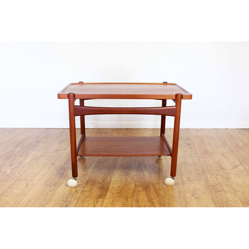 Vintage teak sideboard by Hans J. Wegner for Andreas Tuck 1960s