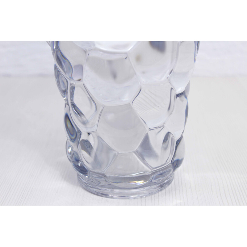 Vintage art deco vaso de cristal