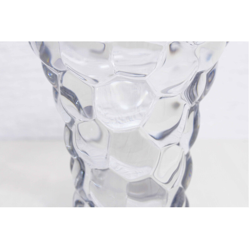 Vase vintage en cristal de période art deco