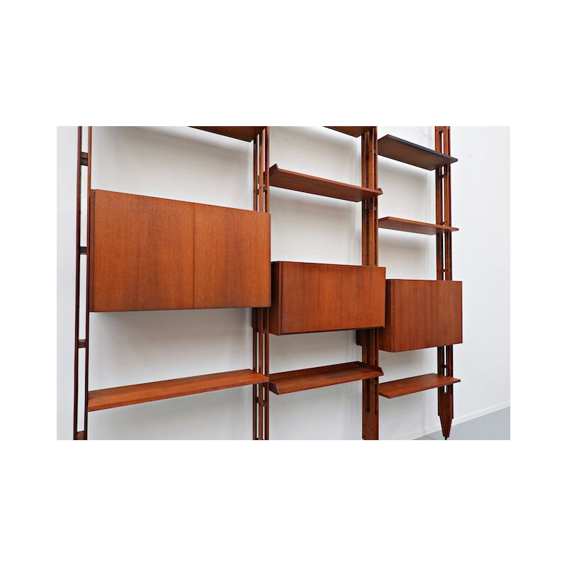 Vintage "Lb7" Bookcase by Franco Albini for Poggi 1950s 	