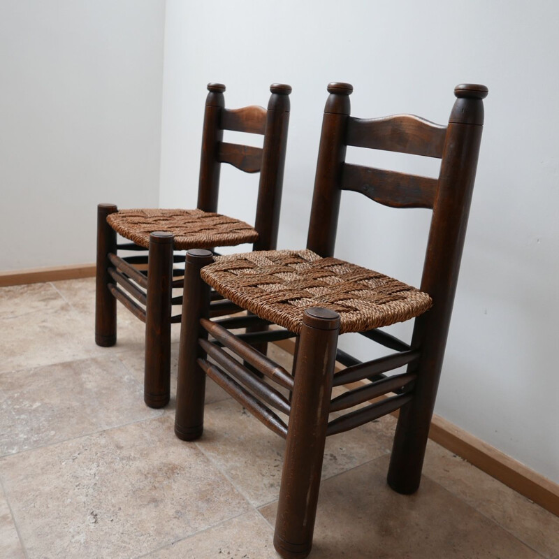 Pair of vintage Charles Dudouyt Occasional Chairs, French 1930s