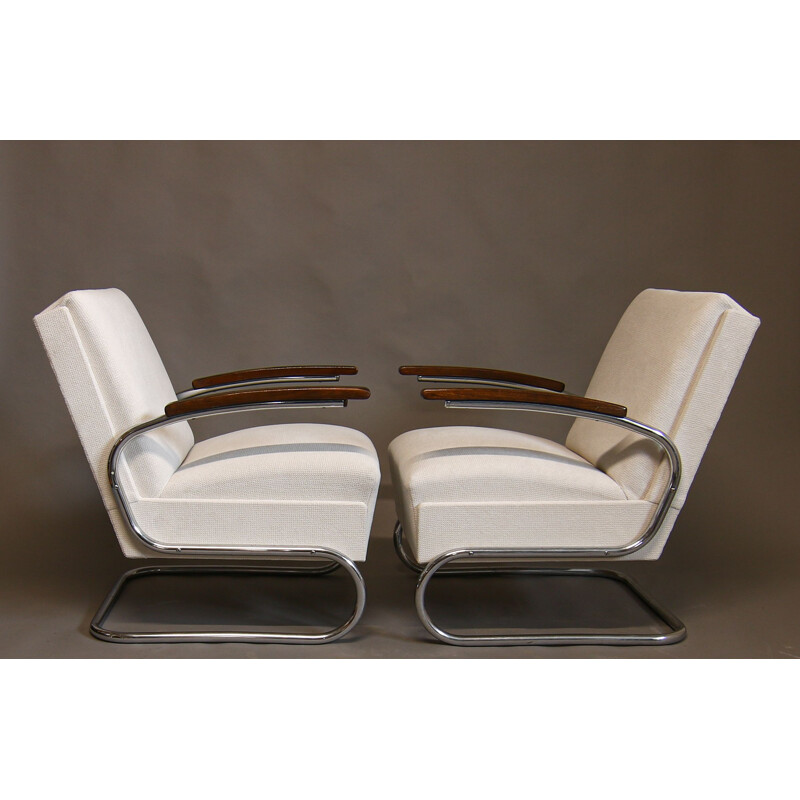 Paire de fauteuils vintage S2411 de Mücke Melder