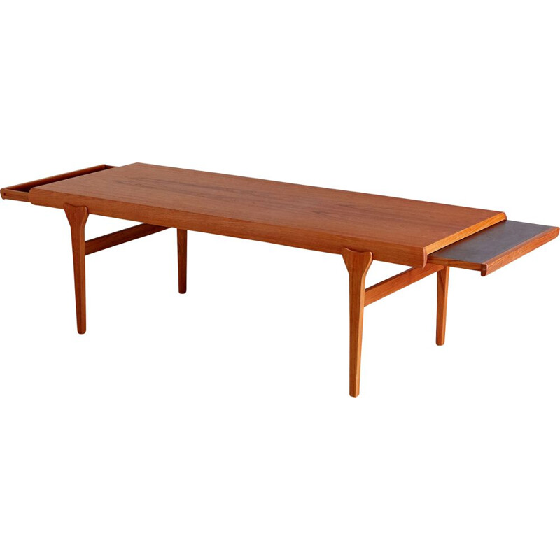 Vintage Teak Coffee Table by Johannes Andersen for CFC Silkeborg 1960s