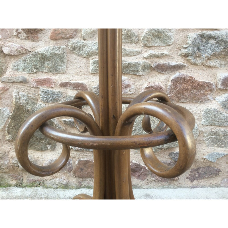 French coat hanger in curved wood - 1930s